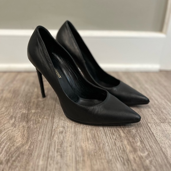 Saint Laurent Black Pump Size 8.5 - Picture 1 of 16